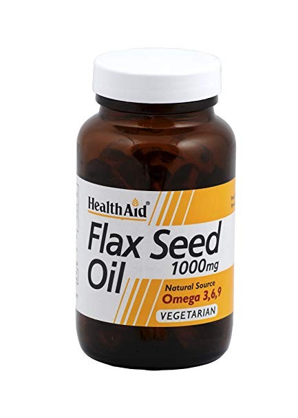 Healthaid Lino olio flax seed oil integratore 60 capsule mol