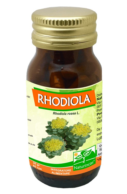 Rhodiola naturincas estratto secco integratore 60 capsule