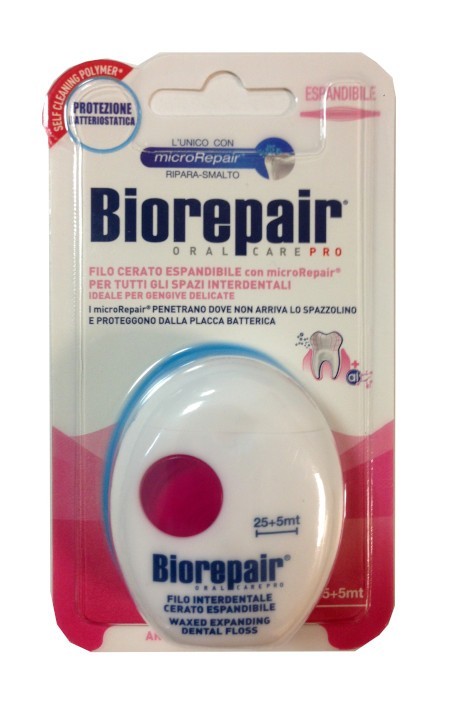 Biorepair filo interdentale espandibile antiplacca 1 pezzo