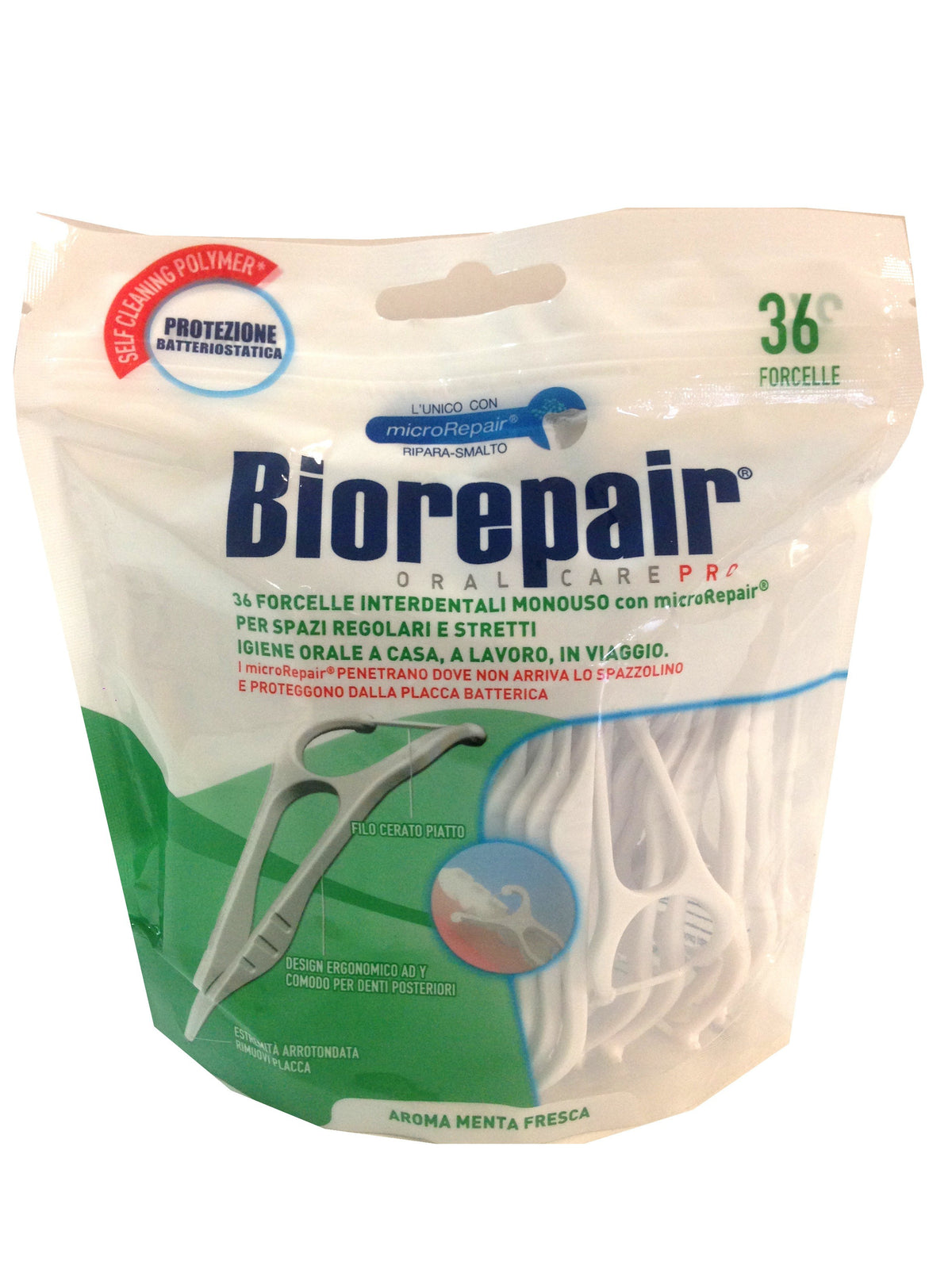 Biorepair forcelle interdentali per spazi regolari e stretti 36 pezzi