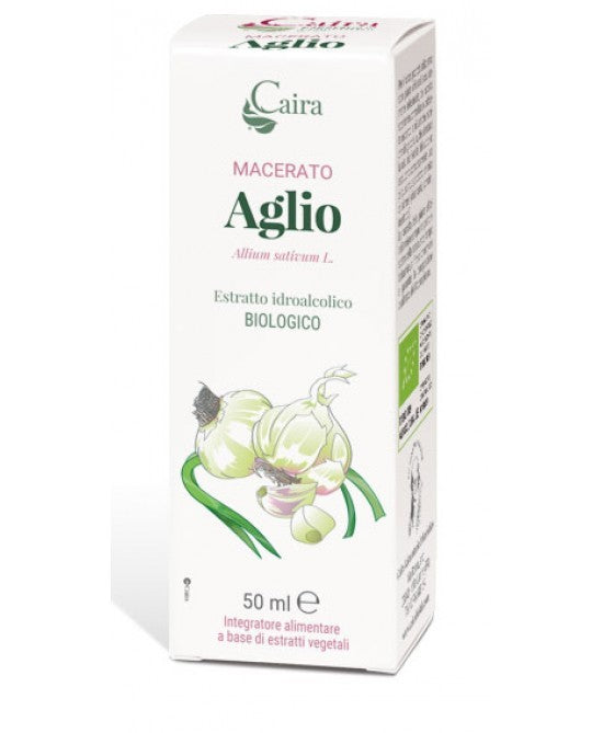 Caira aglio macerato idroalcolico bio gocce rimedio fitoterapico 50 ml