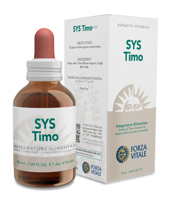 SYS TIMO VOLGARE GOCCE 50 ML PROFESSIONAL