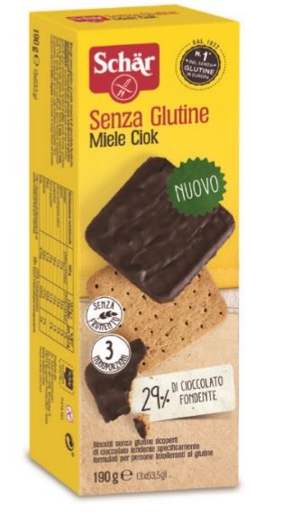 Schar biscotti miele ciok alimento senza glutine 190 g