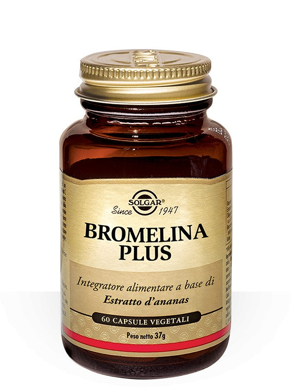 Solgar Bromelina plus integratore alimentare 60 capsule