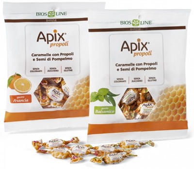 Apix propoli caramella balsamica per il mal di gola 50 g