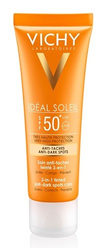 Vichy Ideal soleil viso anti-macchie protezione solare 50