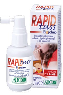 ABC trading Biopelmo rapid tuss spray per la tosse 25 ml