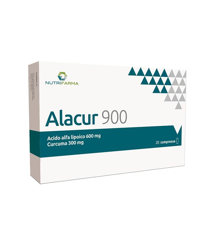 Aqua viva Alacur 900 20 compresse di acido alfa lipoico 25,6 g