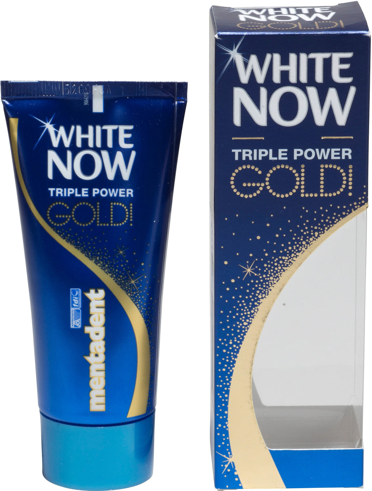 Mentadent white now gold triple power dentifricio 50 ml