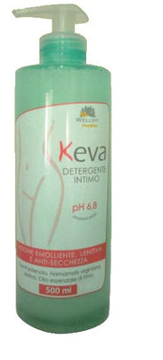 Keva detergente intimo ph 6,8 per secchezza vaginale 500 ml