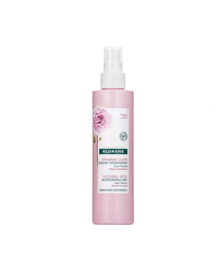 Klorane latte idratante nebulizzato alla peonia 200 ml