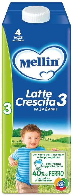 Mellin 3 latte per bambini da un anno in poi 1000 ml