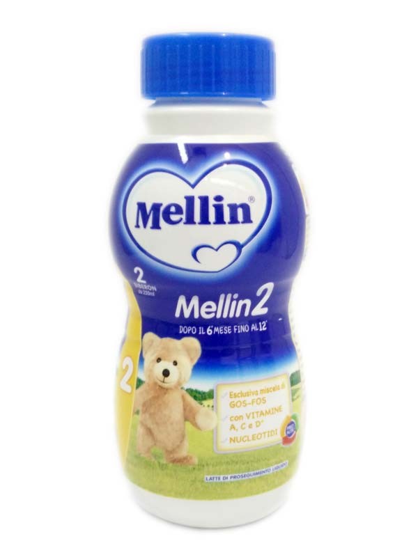 Mellin 2 latte liquido per bambini dal 6° al 12° mese 500 ml