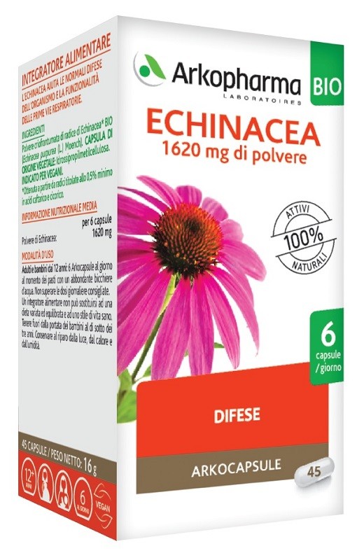 Arkocapsule echinacea integratore 45 capsule bio