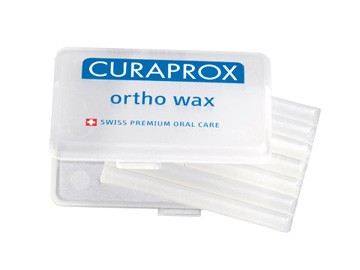 Curaprox ortho wax 7 pezzi 46x4 mm di cera ortodontica