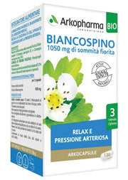 Arkofarma Arkocapsule biancospino bio integratore 130 capsule