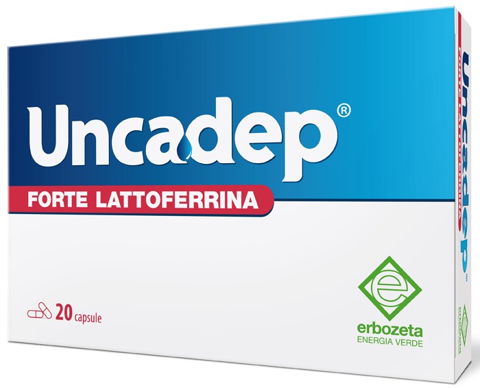 Erbozeta Uncadep forte lattoferrina integratore 20 capsule