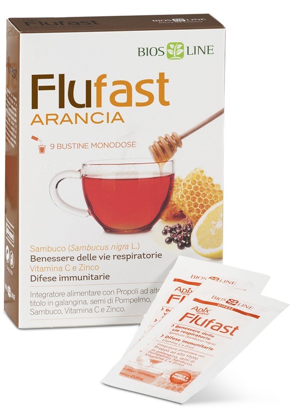 Flufast Respiro arancia 9 bustine