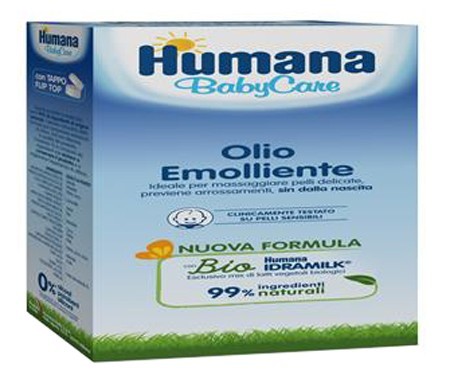 Humana Olio Emolliente per rimozione crosta lattea 150ml