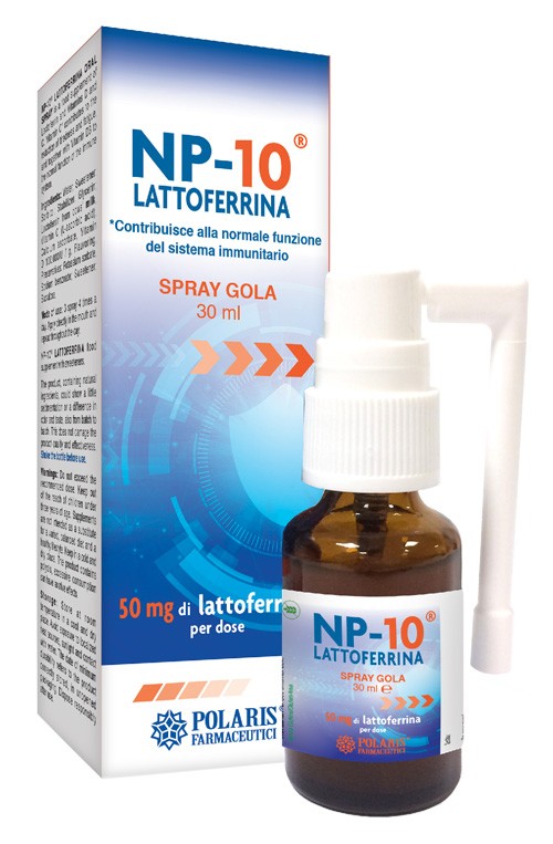 Polaris farmaceutici Np-10 lattoferrina spray gola 30 ml
