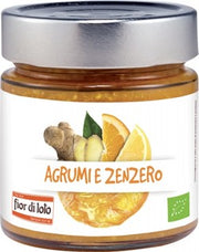 Fior di loto Composta agrumi e zenzero bio 250 g