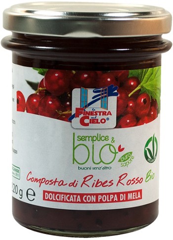 La Finestra sul cielo Composta di ribes rosso 220 g