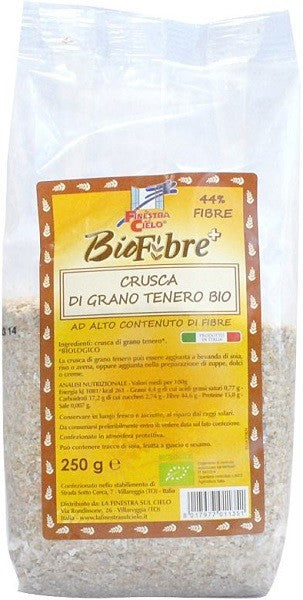 La Finestra sul cielo biofibre+ crusca di grano tenero bio 250 g