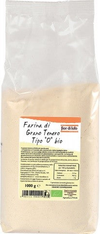 Fior di Loto Farina fine di grano tenero 0 biologico 1000 g