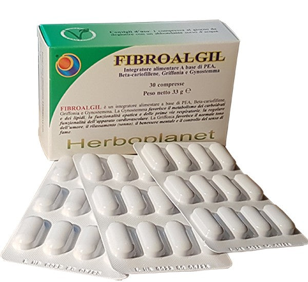 Herboplanet Fibroalgil 30 compresse integratore di PEA