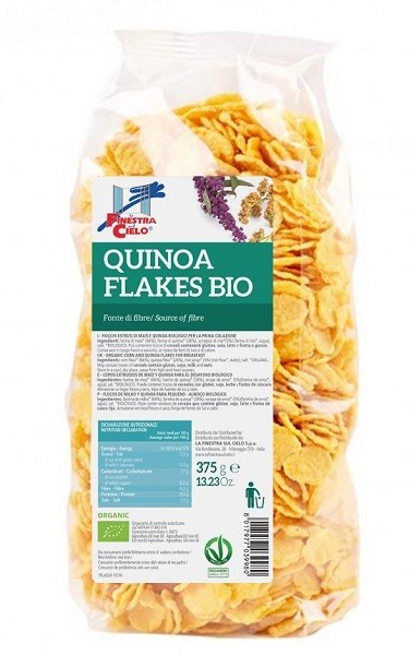 La Finestra sul cielo Quinoa flakes alimento bio 375 g