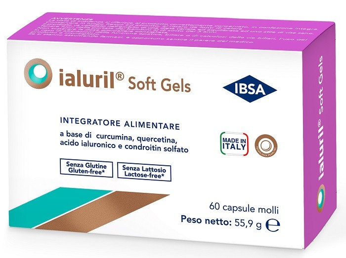 IBSA Ialuril soft gels 60 capsule molli per la vescica infiammata