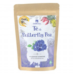 Erbavoglio Butterfly pea polvere per colorare le tisane in blu 50 g