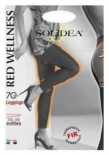 Solidea Red wellness compressione 70 leggings bianco 1-s