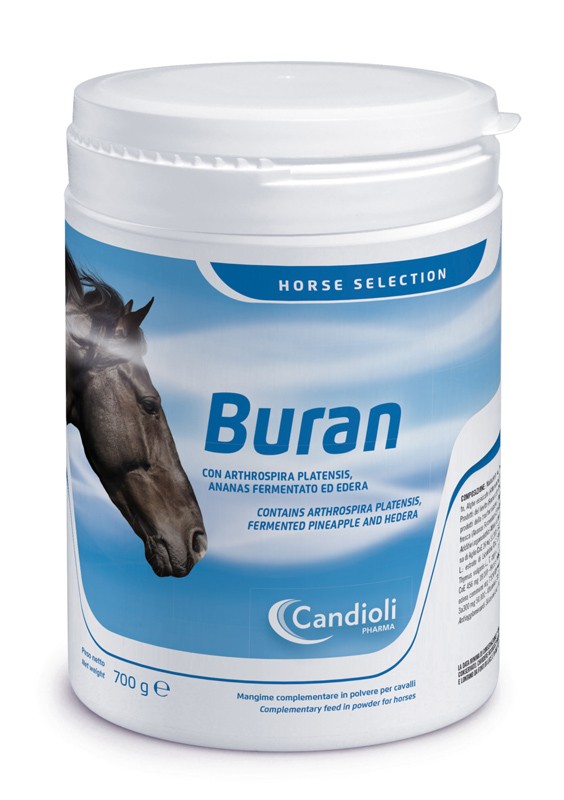 Candioli Buran barattolo mangime per cavalli 700 g