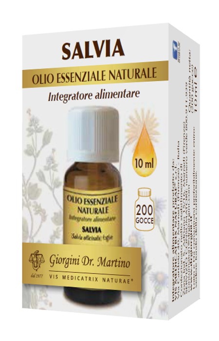 Dottor Giorgini Salvia olio essenziale naturale gocce 10 ml