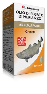Arko capsule olio fegato merluzzo integratore 60 perle