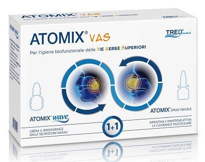 Atomix vas kit per igiene funzionale delle vie aeree superiori