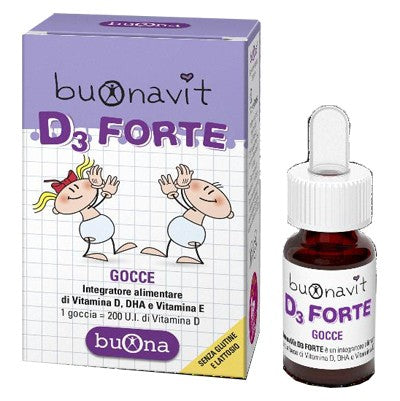 Steve Jones Buonavit d3 forte gocce per bambini 12 ml