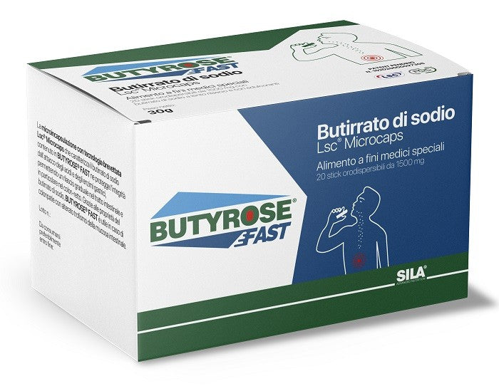 Butyrose fast 20 stick integratore per colon irritabile