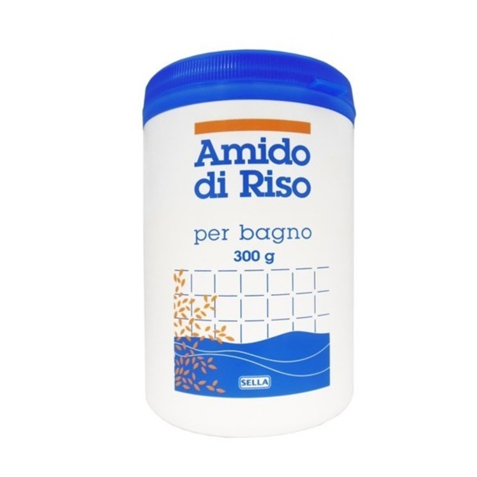 Sella Amido di riso bagno ammorbidente della pelle 300 grammi