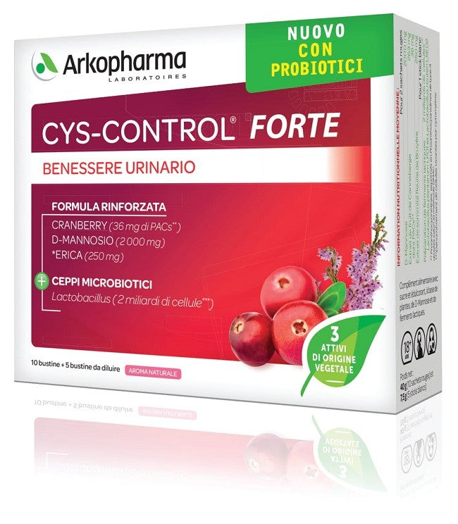 Arkofarm Cys control forte probiotici integratore 15 bustine