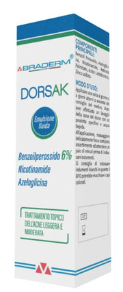 Braderm dorsak emulsione fluida con bpo 100 ml