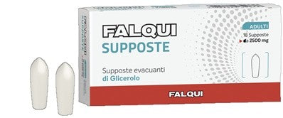Falqui 18 Supposte Con Glicerina lassative 2500mg Adulti