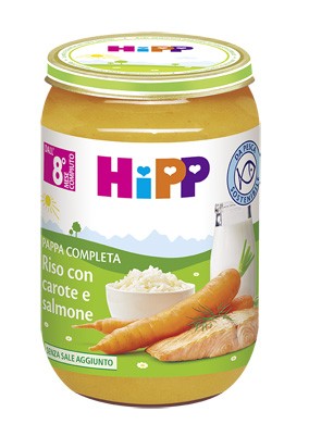Hipp Italia Hipp Pappa Pronta Riso Carote Salmone 220 G
