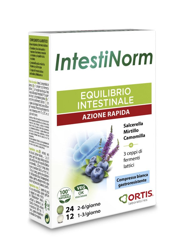 Ortis Laboratoires Pgmbh Intestinorm integratore 36 Compresse