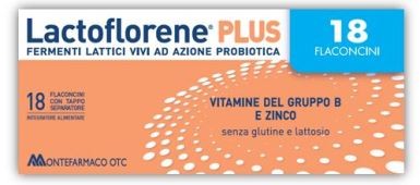 Montefarmaco Otc Lactoflorene Plus fermenti lattici 18 Flaconi 180 Ml