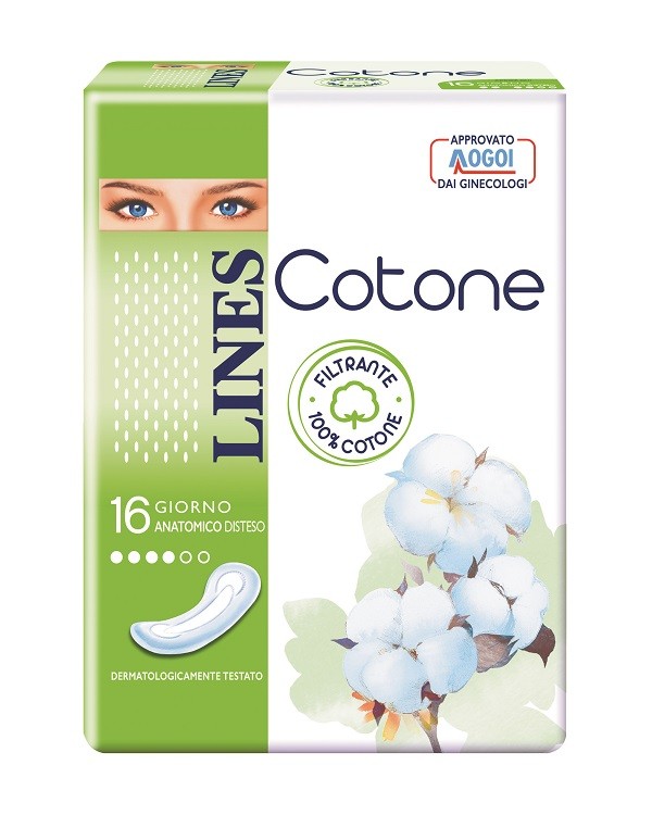 Fater Lines Cotone Non Ultra Assorbenti Anatomici Distesi 16 Pezzi