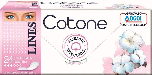 Fater Lines Cotone Proteggislip Assorbenti Distesi 24 Pezzi