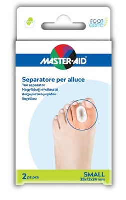 Master-aid Separatore Dita In Gel Per Alluce S 2 Pezzi