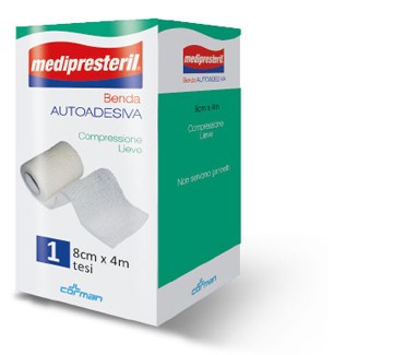 Corman Benda Adesiva Medipresteril autofissante 8x400 Cm